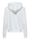 ONLY Weißer Damen-Kapuzenpullover ONLY