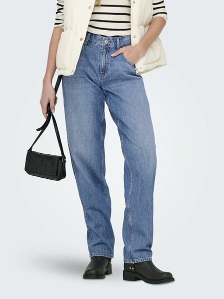 ONLY Blaue Mom-Jeans für Frauen ONLY