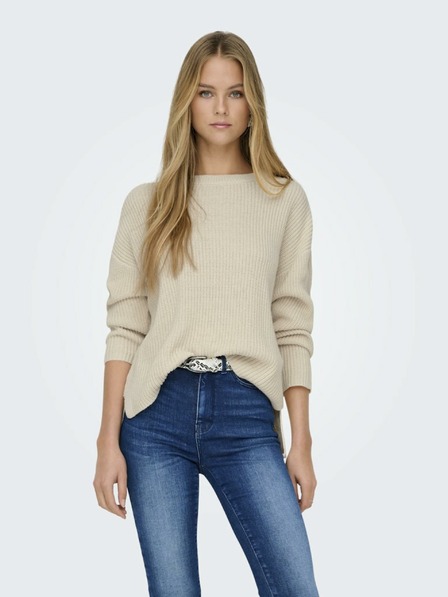 ONLY Beige Damen Pullover ONLY Luna