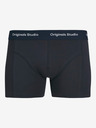 Jack & Jones Fünfer-Set Jack & Jones Boxershorts für Herren in Orange, Blau und Schwarz