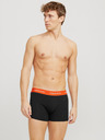 Jack & Jones Fünfer-Set Jack & Jones Boxershorts für Herren in Orange, Blau und Schwarz
