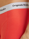 Jack & Jones Fünfer-Set Jack & Jones Boxershorts für Herren in Orange, Blau und Schwarz
