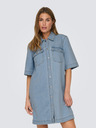 ONLY Hellblaues Damen Denim Shirt Kleid ONLY Belle
