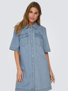 ONLY Hellblaues Damen Denim Shirt Kleid ONLY Belle