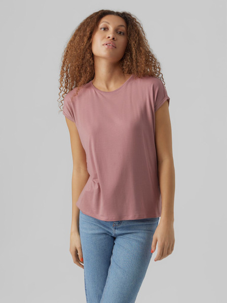 Vero Moda Rosa Damen-T-Shirt Vero Moda Ava