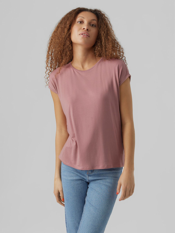 Vero Moda Rosa Damen-T-Shirt Vero Moda Ava