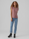 Vero Moda Rosa Damen-T-Shirt Vero Moda Ava