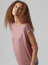 Vero Moda Rosa Damen-T-Shirt Vero Moda Ava
