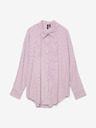 Vero Moda Weiß und rosa gestreiftes Damen-Shirt Vero Moda Nora