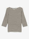 AWARE by VERO MODA Beigefarbenes gestreiftes Damenshirt AWARE by VERO MODA Fiona