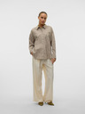 AWARE by VERO MODA Braunes gestreiftes Damen-Shirt AWARE by VERO MODA