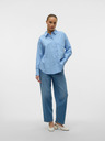 AWARE by VERO MODA Blaues gestreiftes Damen-Shirt AWARE von VERO MODA