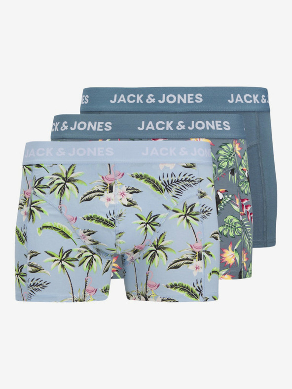 Jack & Jones Dreierpack blaue Jack & Jones Boxershorts für Herren