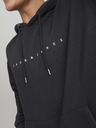 Jack & Jones Schwarzer Jack & Jones Star-Kapuzenpullover für Herren