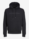 Jack & Jones Schwarzer Jack & Jones Star-Kapuzenpullover für Herren