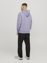 Jack & Jones Hellvioletter Jack & Jones Star-Kapuzenpullover für Herren
