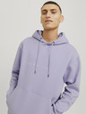 Jack & Jones Hellvioletter Jack & Jones Star-Kapuzenpullover für Herren