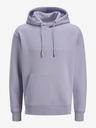 Jack & Jones Hellvioletter Jack & Jones Star-Kapuzenpullover für Herren