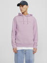 Jack & Jones Hellrosa Jack & Jones Star-Kapuzenpullover für Herren