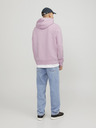Jack & Jones Hellrosa Jack & Jones Star-Kapuzenpullover für Herren