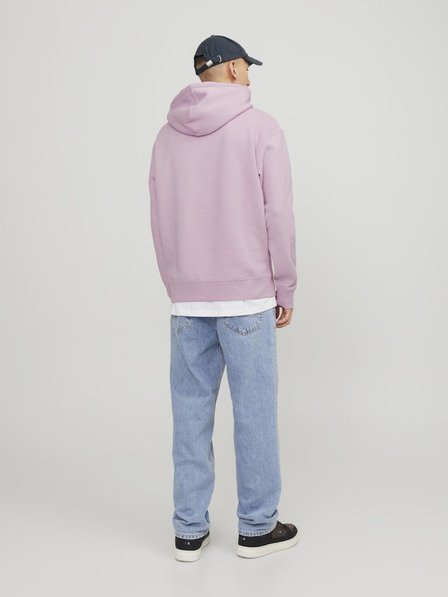 Jack & Jones Hellrosa Jack & Jones Star-Kapuzenpullover für Herren