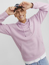 Jack & Jones Hellrosa Jack & Jones Star-Kapuzenpullover für Herren