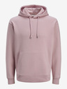 Jack & Jones Hellrosa Jack & Jones Star-Kapuzenpullover für Herren