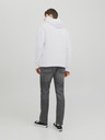 Jack & Jones Weißer Jack & Jones Star-Kapuzenpullover für Herren