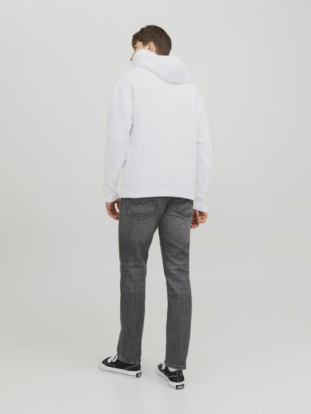 Jack & Jones Weißer Jack & Jones Star-Kapuzenpullover für Herren