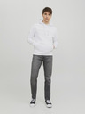 Jack & Jones Weißer Jack & Jones Star-Kapuzenpullover für Herren