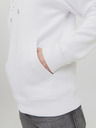 Jack & Jones Weißer Jack & Jones Star-Kapuzenpullover für Herren