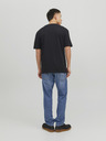 Jack & Jones Schwarzer Jack & Jones Star-Kapuzenpullover für Herren
