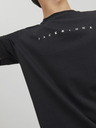 Jack & Jones Schwarzer Jack & Jones Star-Kapuzenpullover für Herren