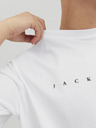 Jack & Jones Weißer Jack & Jones Star Herren-Kapuzenpullover