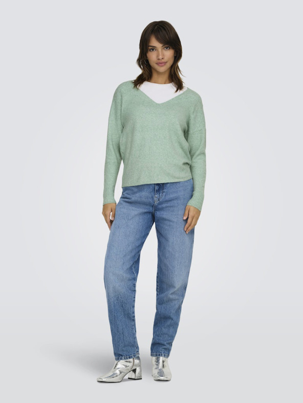 ONLY Grüner ONLY Rica Pullover für Frauen