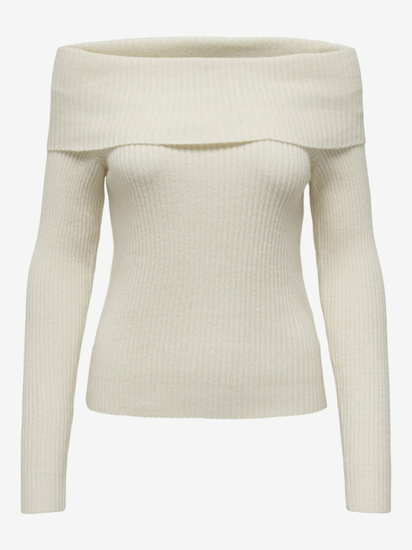 ONLY Cremefarbener Damenpullover ONLY Katia