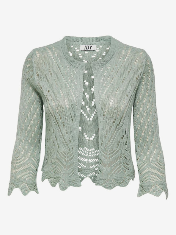 Jacqueline de Yong Grüne Damen-Strickjacke JDY