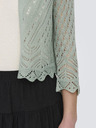 Jacqueline de Yong Grüne Damen-Strickjacke JDY