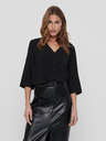 Jacqueline de Yong Schwarze JDY Damen-Löwenbluse