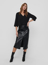 Jacqueline de Yong Schwarze JDY Damen-Löwenbluse