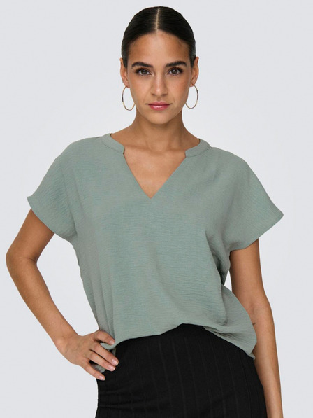 Jacqueline de Yong Grüne JDY Damen-Löwenbluse