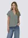 Jacqueline de Yong Grüne JDY Damen-Löwenbluse