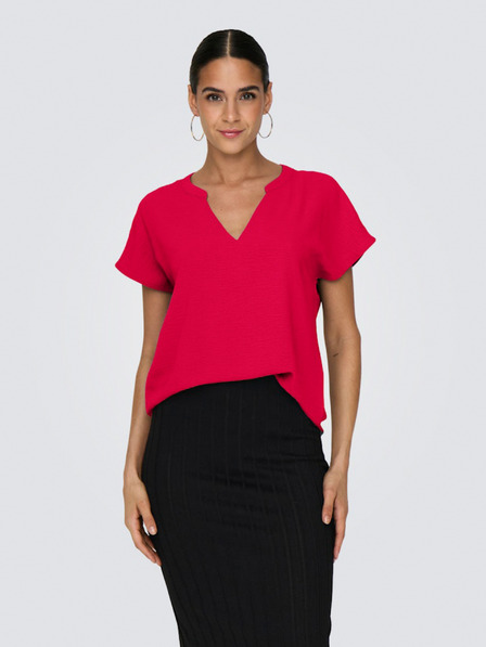 Jacqueline de Yong Rote JDY Lion Bluse