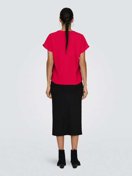 Jacqueline de Yong Rote JDY Lion Bluse