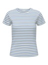 Jacqueline de Yong JDY Solar weiß und blau gestreiftes Damen-T-Shirt