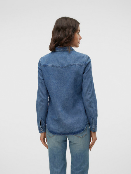 Vero Moda Blaues Damen-Denim-Shirt Vero Moda Jennie