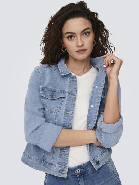 ONLY Hellblaue Damen-Denimjacke ONLY Wonder