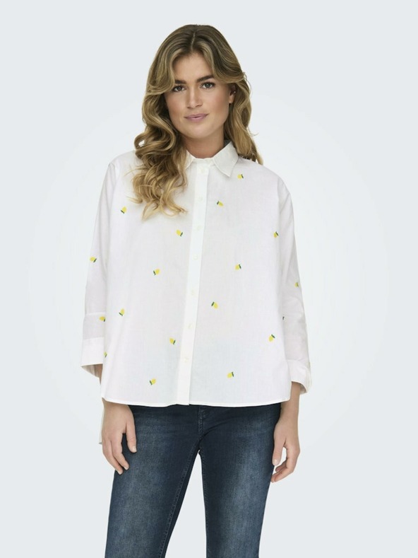 ONLY Weiße Damenbluse ONLY New Lina
