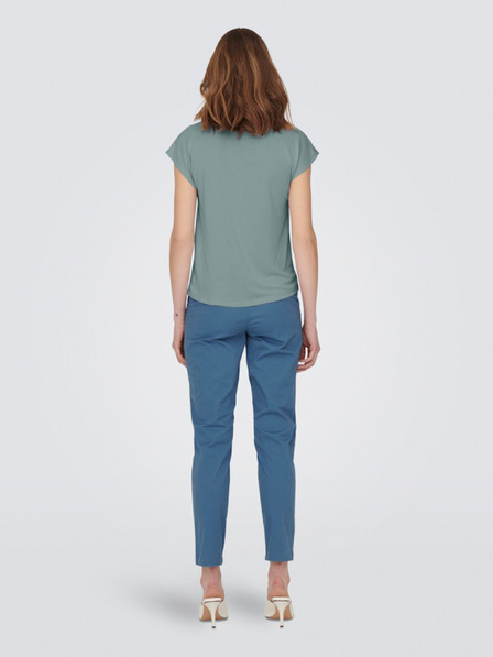 ONLY Grünes Frauen-T-Shirt NUR frei