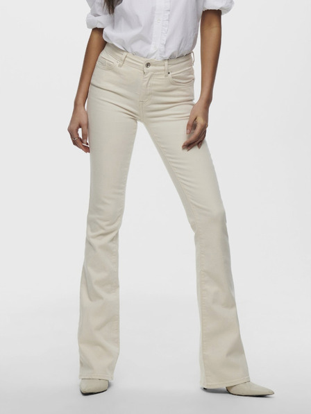 ONLY Cremefarbene Damenjeans ONLY Blush
